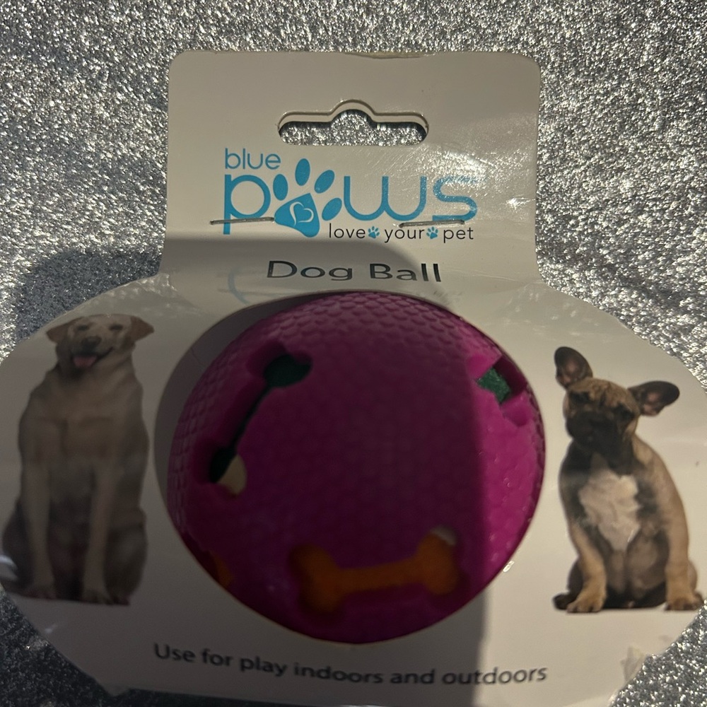 Pink Dog Ball Toy